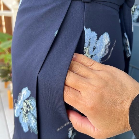 Club Monaco Wrap Midi Skirt Women's Size 2 - Picture 5 of 9